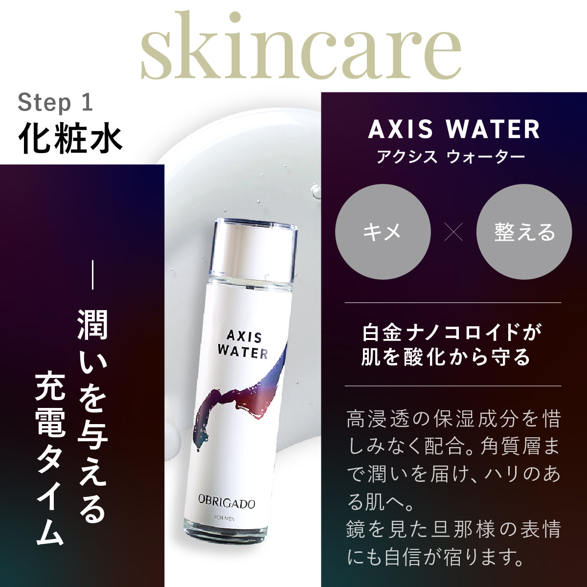 OBRIGADO 2PC SET (AXIS WATER & NOX MOIST CREAM)